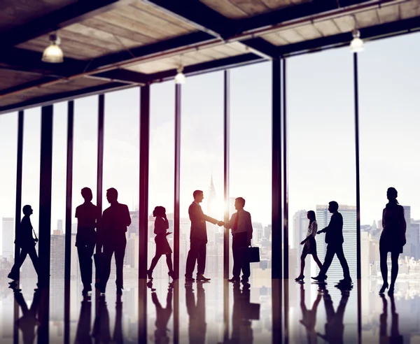 Business People in Office Building — Stock Photo, Image