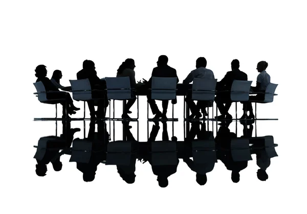 Empresários na reunião — Fotografia de Stock