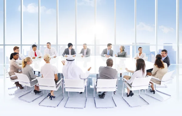 Business People Meeting in City — Stock Photo, Image
