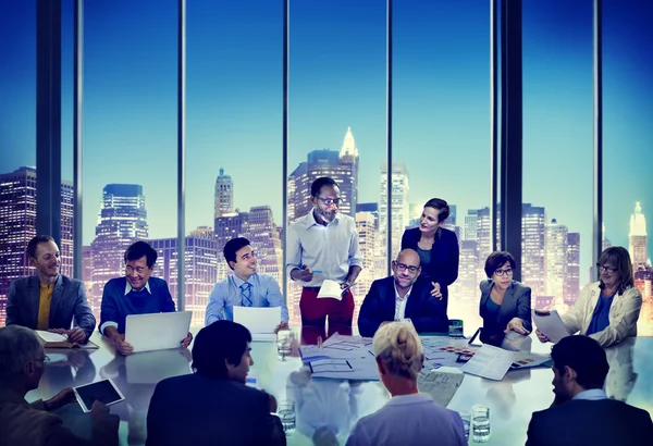 Diverse Business People at Meeting — Stock Photo, Image