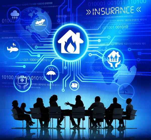 Affärsmän och försäkring begrepp — Stockfoto