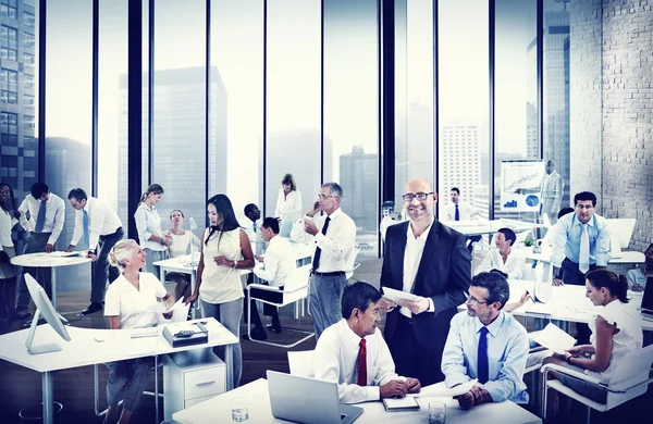 Group of People Working in the Office — Stock Photo, Image