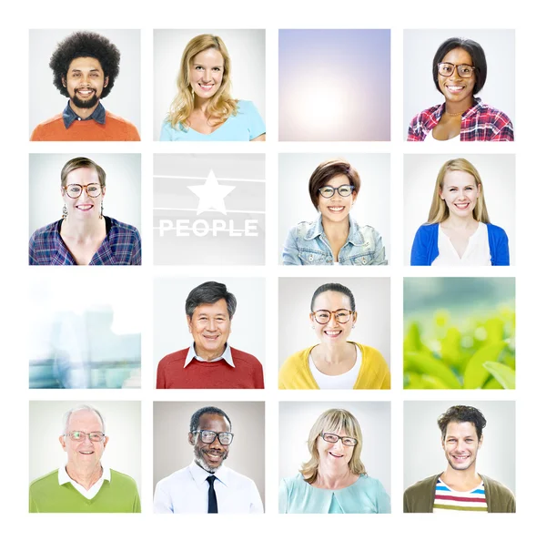 Multi-etnisch Diverse wereld mensen — Stockfoto