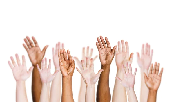 People's Arms Outstretched — Stock Photo, Image