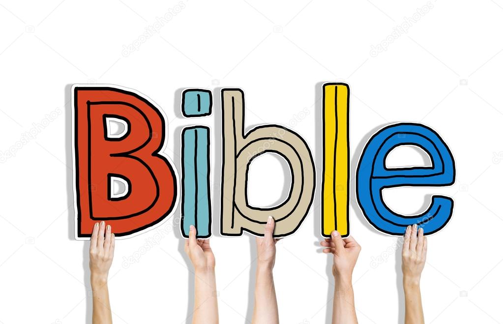 Diverse Hands Holding the Word Bible