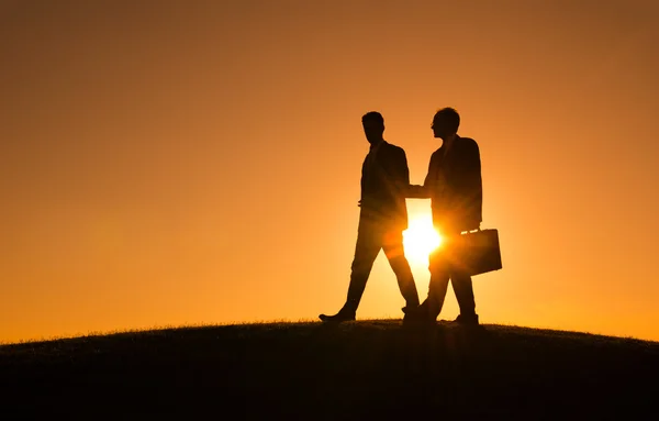Two Businessmen talking — Stock Photo, Image
