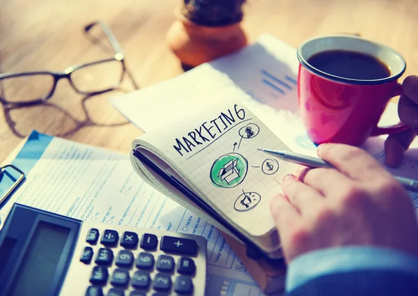 Businessman Working on a Project — Stock Photo, Image