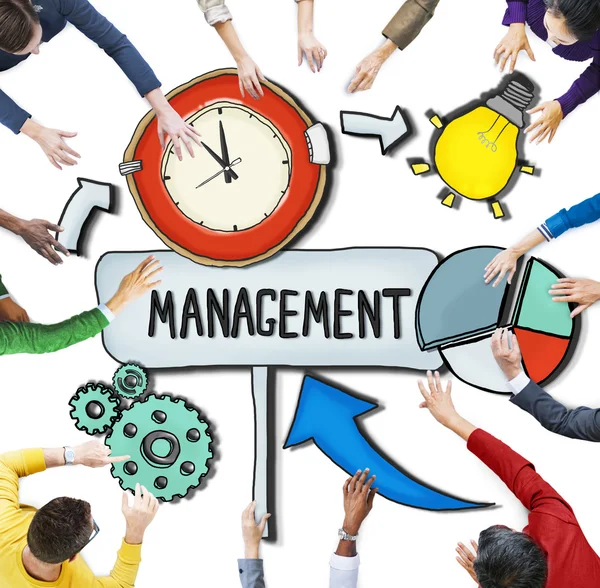 Människor och Time Management koncept — Stockfoto