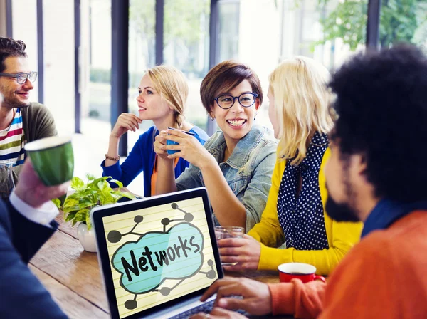 Reunião de Pessoas e Brainstorming — Fotografia de Stock