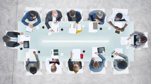 Empresários que têm reunião — Fotografia de Stock