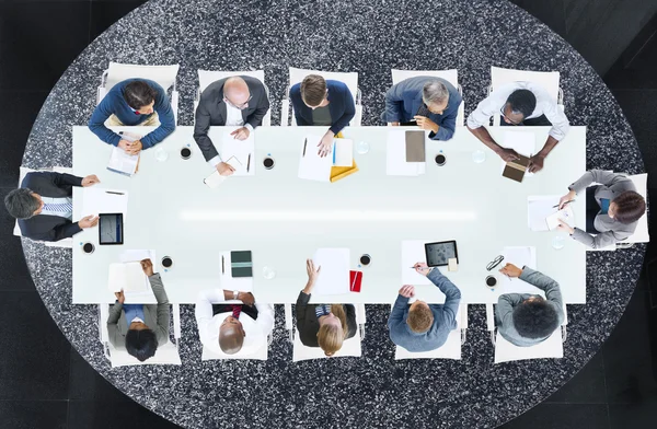 Empresários a ter uma reunião — Fotografia de Stock