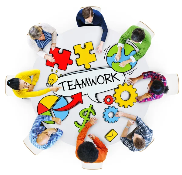 Mensen en teamwork concepten — Stockfoto