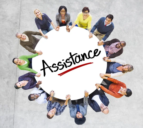Business People Discussing About Assistance — Stock Photo, Image