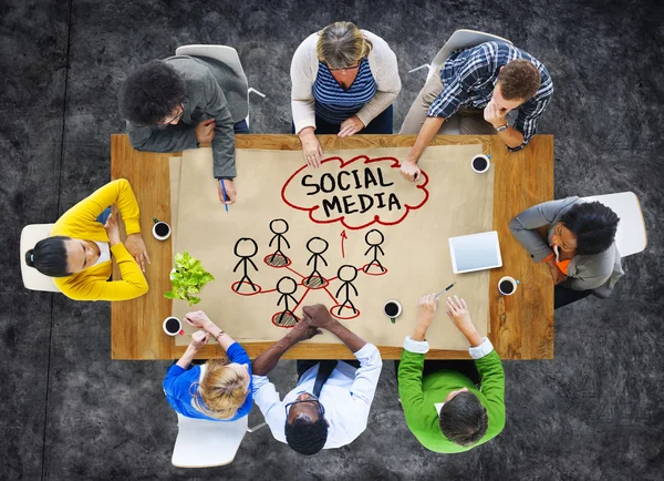 People and Social Network Concept — Stock Photo, Image