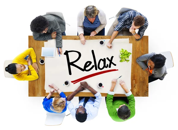 People and Relaxation Concept — Stock Photo, Image