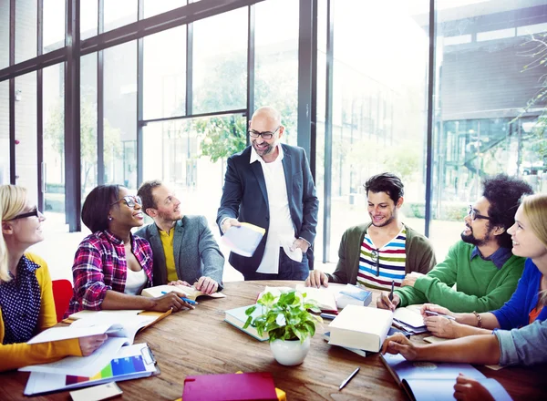 Diverse Business People in a Meeting — Stock Photo, Image