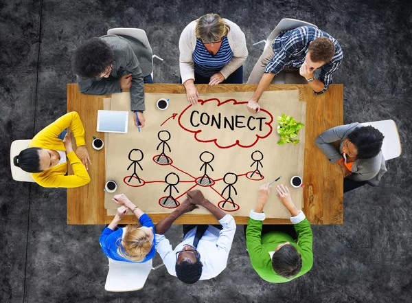 People and Connection Concept — Stock Photo, Image