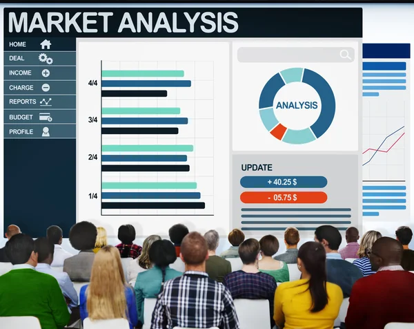 People Accounting Data Analysis Seminar Concept — Stock Photo, Image