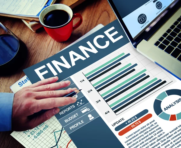 Finanční řízení podniku — Stock fotografie