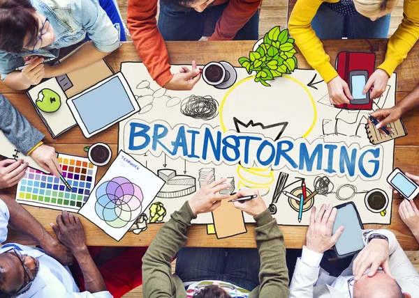 Diverse People Brainstorming — Stock Photo, Image