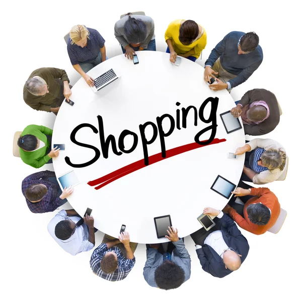 People and E-Commerce Concepts — Stock Photo, Image