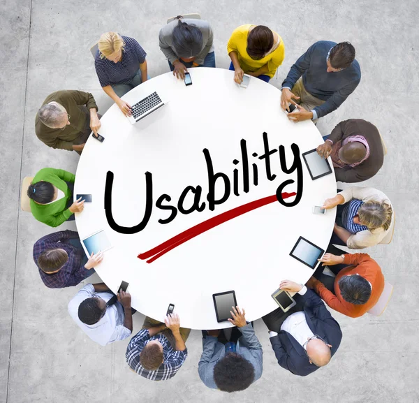 People and Usability Concepts — Stock Photo, Image