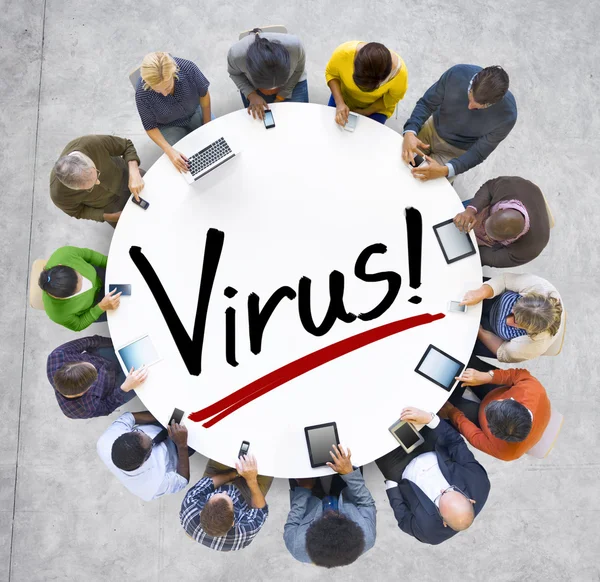 Conceptos de personas y virus — Foto de Stock