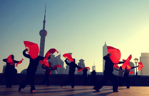 Traditioneller chinesischer Tanz — Stockfoto