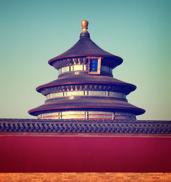 Traditionellt kinesiskt tempel — Stockfoto