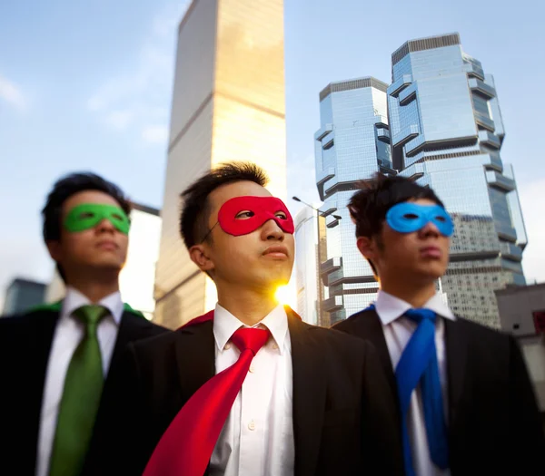 Asian Business Superheros — Stock Photo, Image