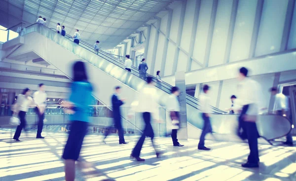 Affärsmän Rush Hour koncept — Stockfoto