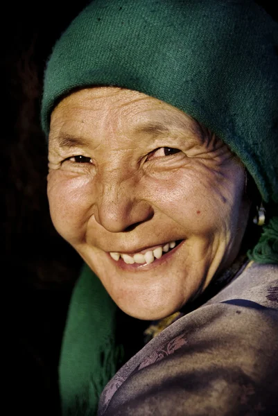 Mongolian Woman in Traditional Dress — Stock Photo, Image