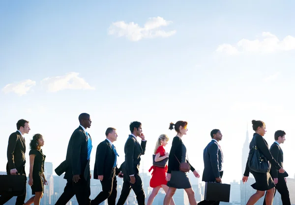 Business People Walking — Stock Photo, Image
