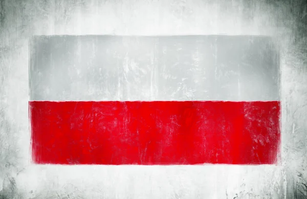 National Flag Of Poland — Stock Photo, Image