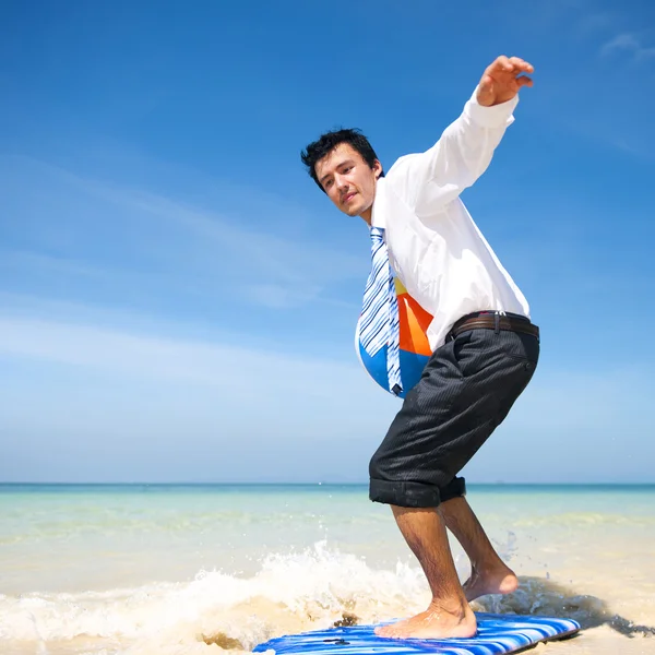 Businessman having fun — Stock Photo, Image