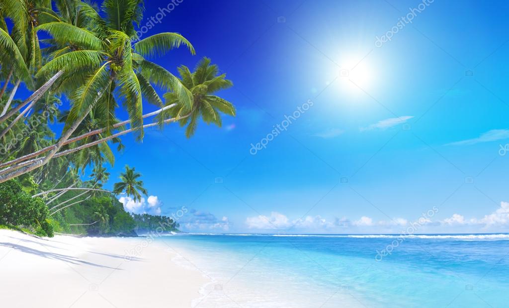 Beautiful beach on island