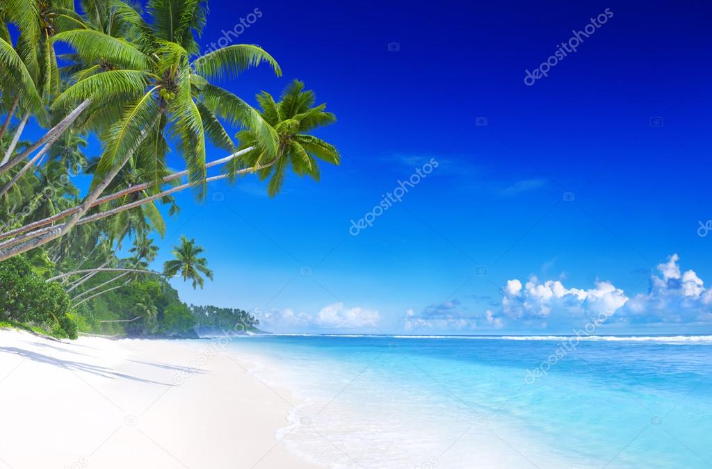 Beautiful beach on island