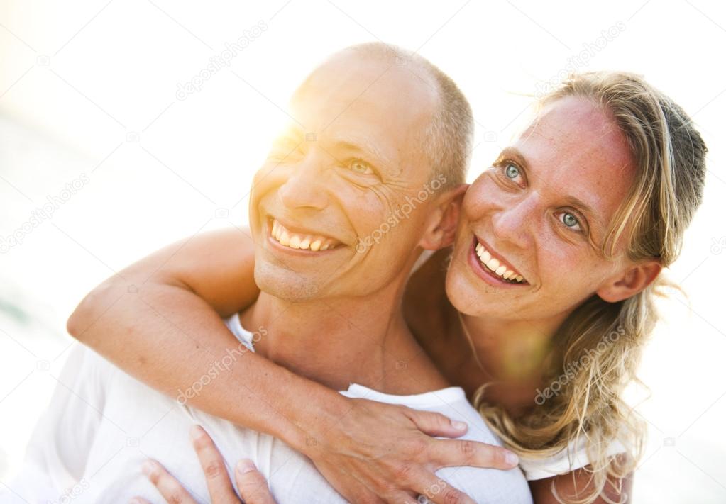 A couples on the beach