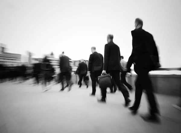 Les navetteurs du matin de Londres — Photo