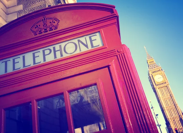 Cabina telefónica — Foto de Stock