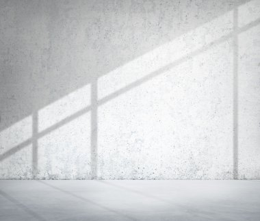 Beton Oda köşe gölge çimento duvar kağıdı kavramı