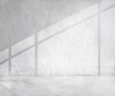 Gölge ile beton Oda köşe