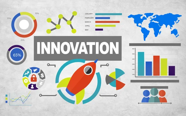 Global Business Innovation Creativity — Stock Fotó