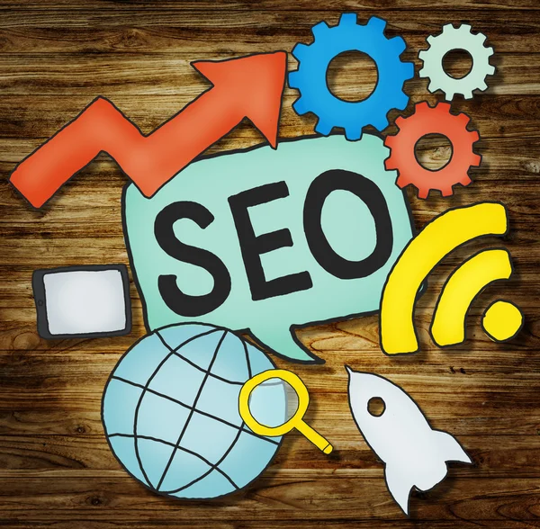 SEO Growth strategy Concept — Stock Photo, Image