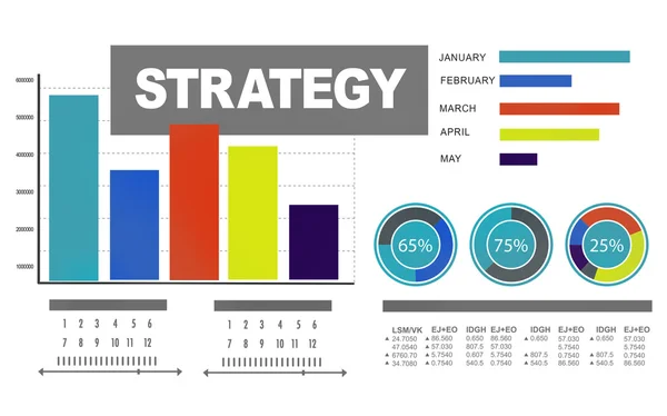 Soluzioni di marketing Vision Concept — Foto Stock