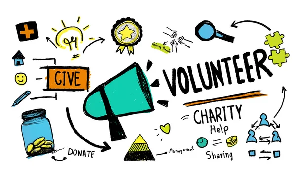 ボランティアの慈善の概念 — ストック写真