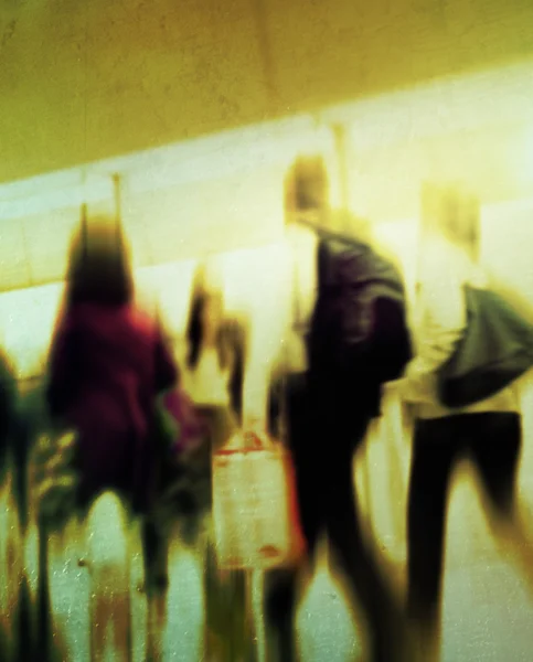 People in Rush Hour Walking — Stock Photo, Image