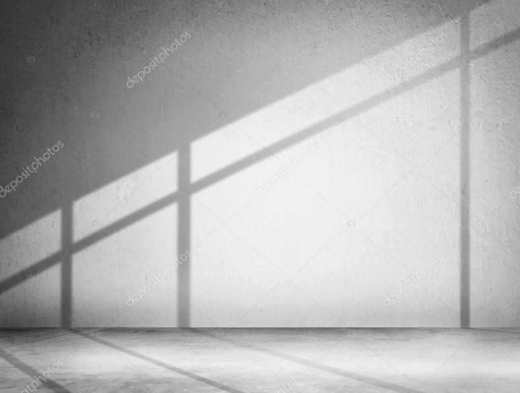 Concrete Room Corner with Shadow