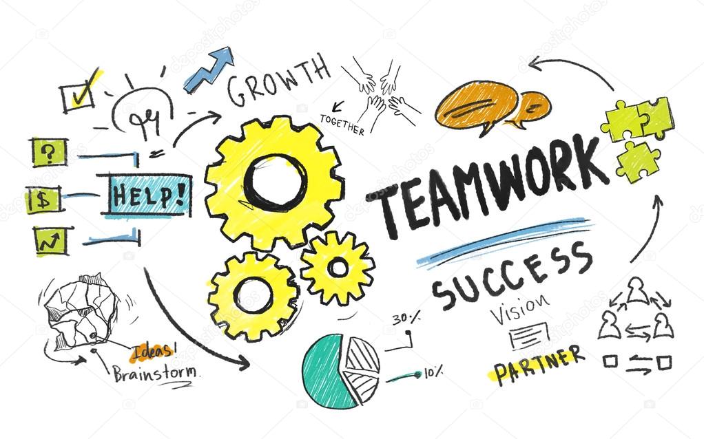 Teamwork Collaboration Unity Success Concept Stock Photo C Rawpixel