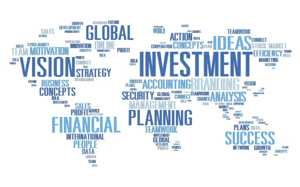 Global Investment Business Concept — 스톡 사진